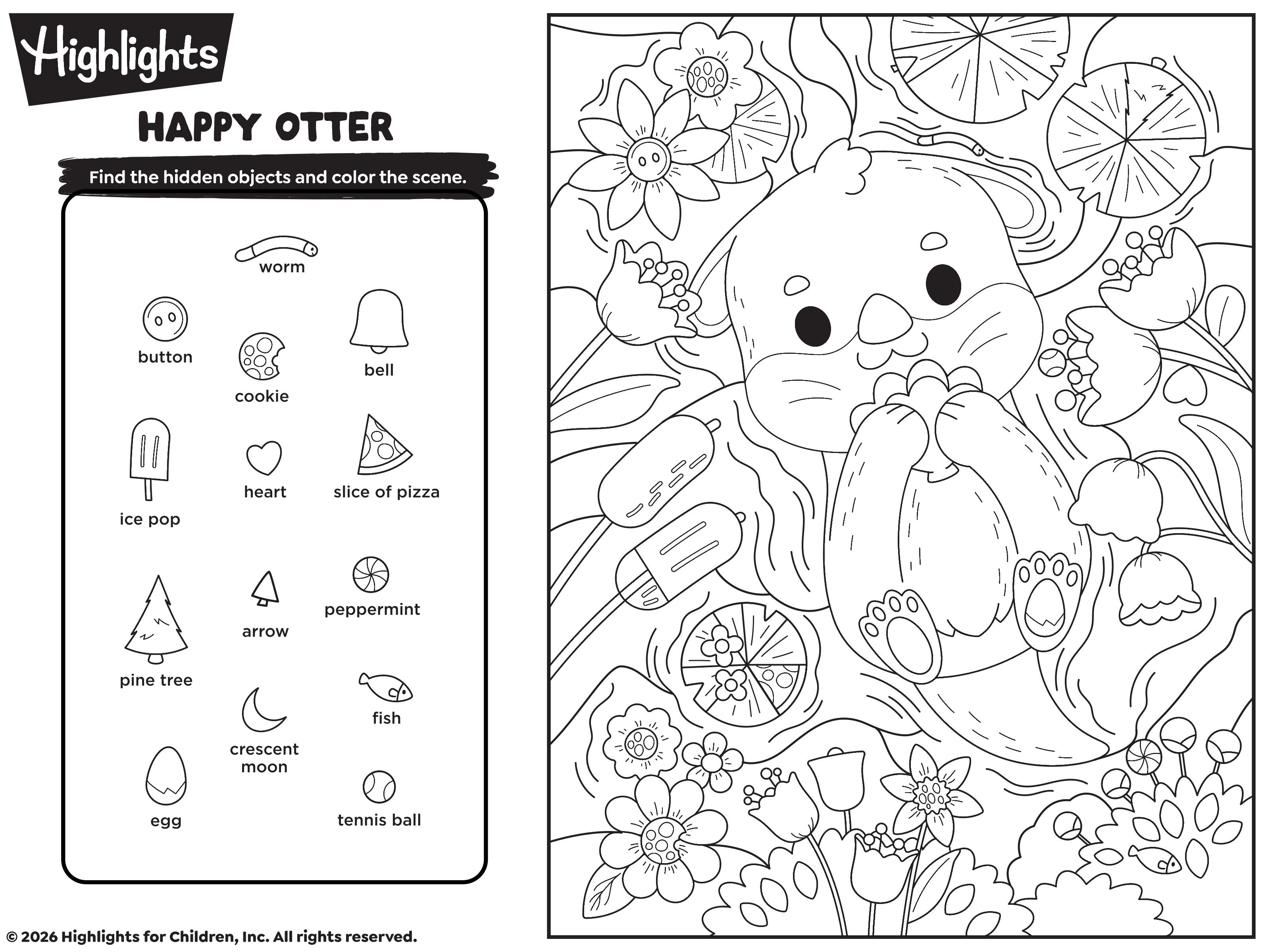Free printable Highlights activity pages | Aqua