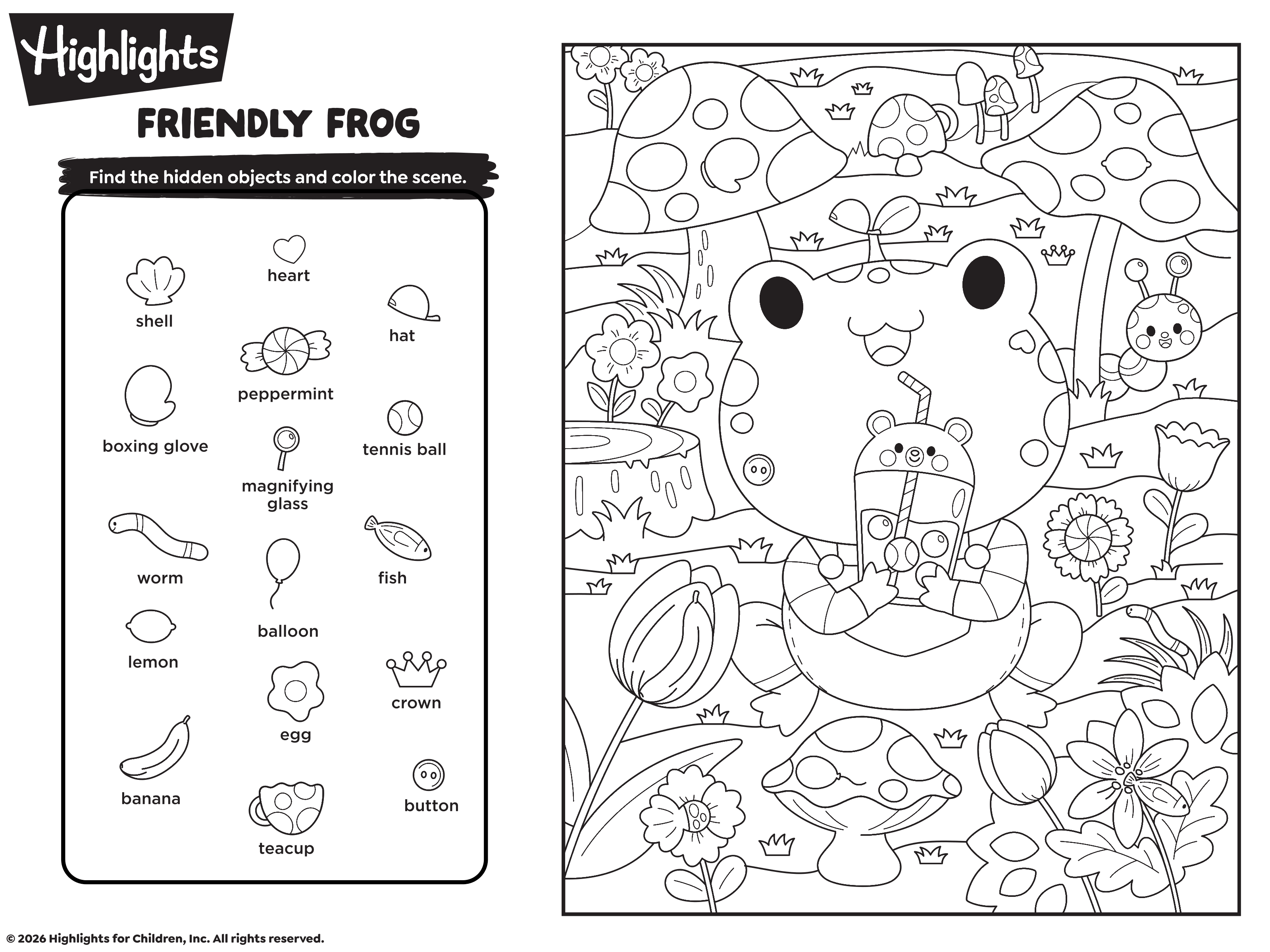 Free printable Highlights activity pages | Aqua