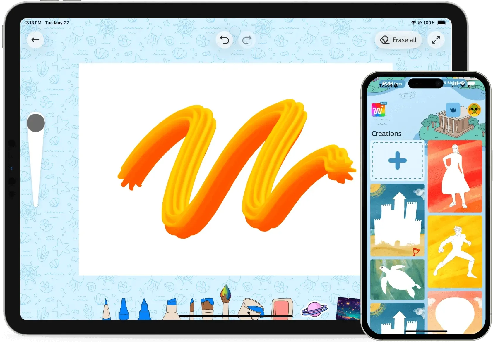 Project Wonder on iPad and iPhone